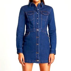 Zara Trafaluc Denim Dress